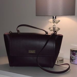 purple kate spade bag